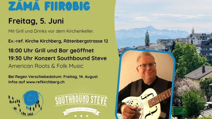 Inserat zämä fiirobig (297.5 x 210 mm) (Foto: Michael Stübi) Inserat zämä fiirobig (297.5 x 210 mm) (Foto: Michael Stübi)